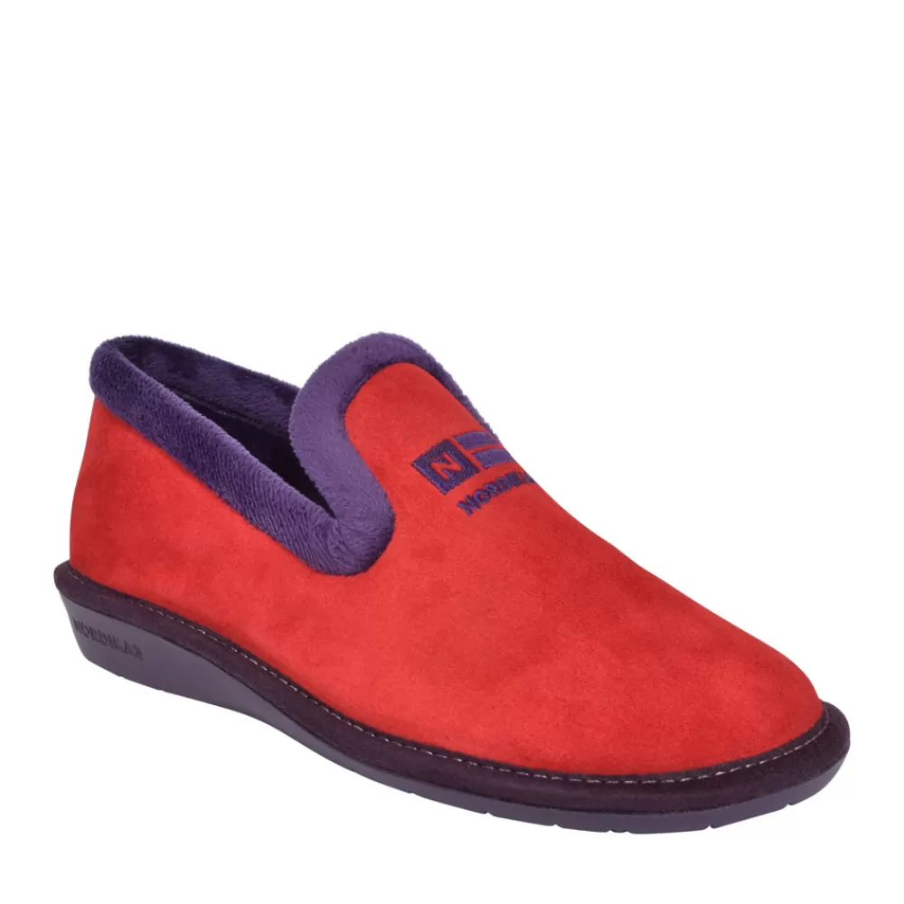 Ladies NORDIKAS 305 Casual Slipper For Ladies In Red