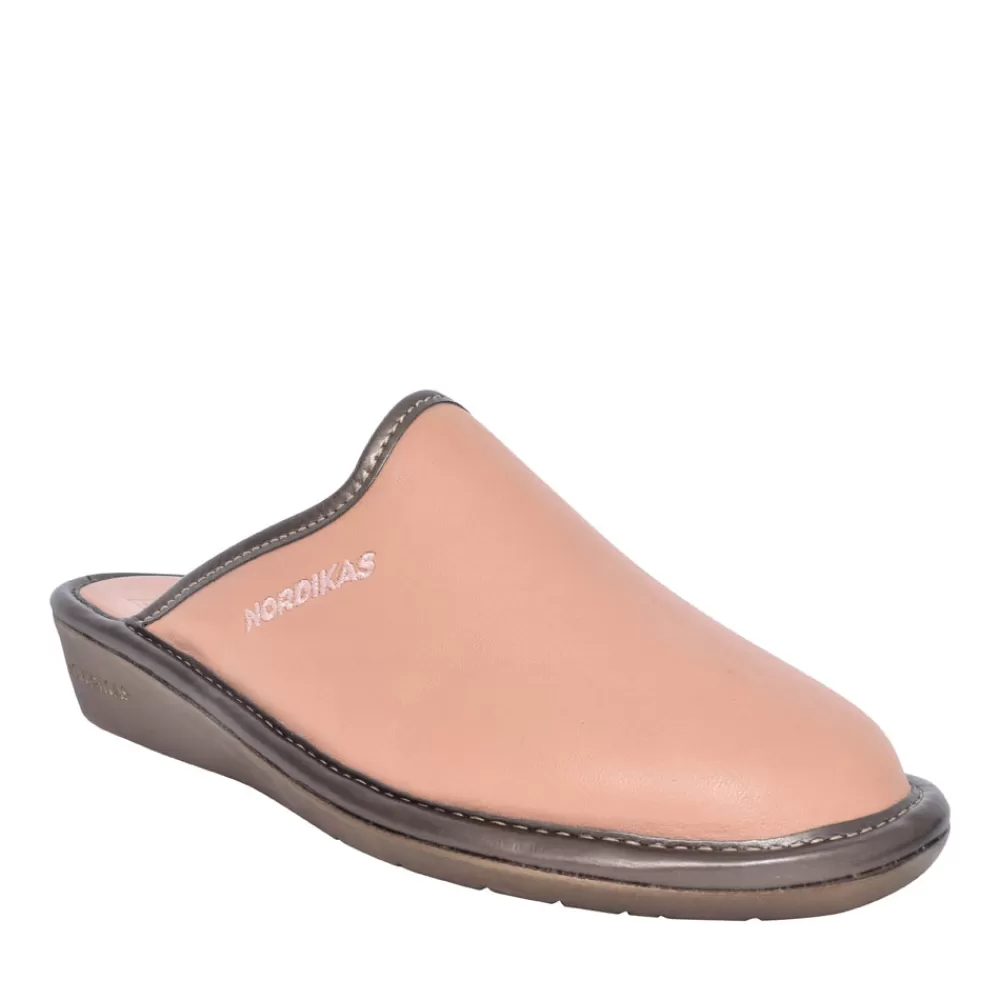 Ladies NORDIKAS 347/80 Mule Slipper For Ladies In Beige