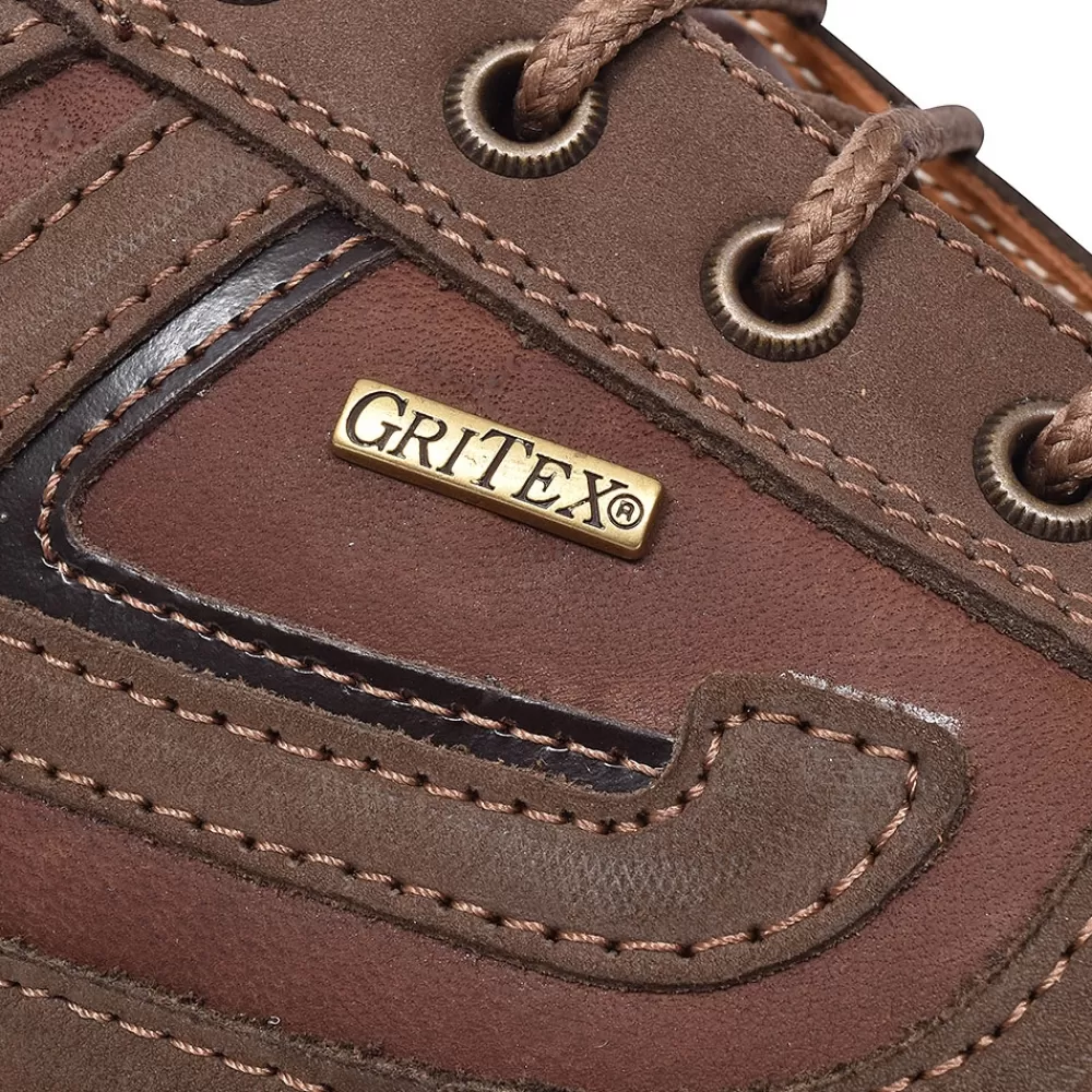 Mens GRISPORT Bmg061 Airwalker Lace Up Shoefor Men In Tan