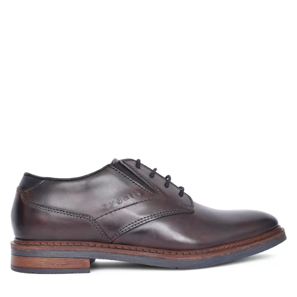 Mens BUGATTI Mens Aes014 Maik Exko Show In Dark Brown