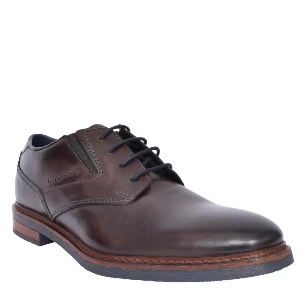 Mens BUGATTI Mens Aes014 Maik Exko Show In Dark Brown