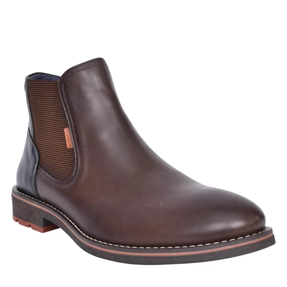 Mens FLUCHOS F1343 Terry Chelsea Boot In Brown