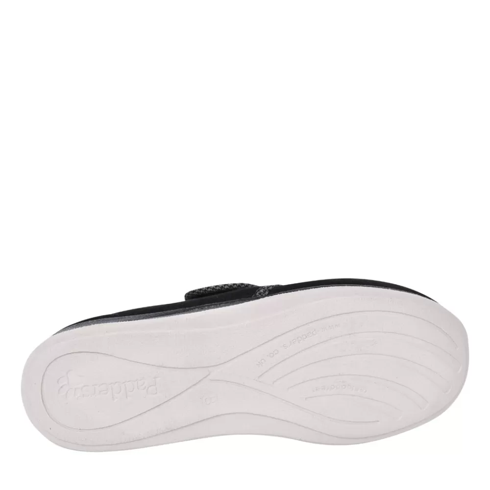Mens PADDERS Harry Velcro Slipper For Men In Navy