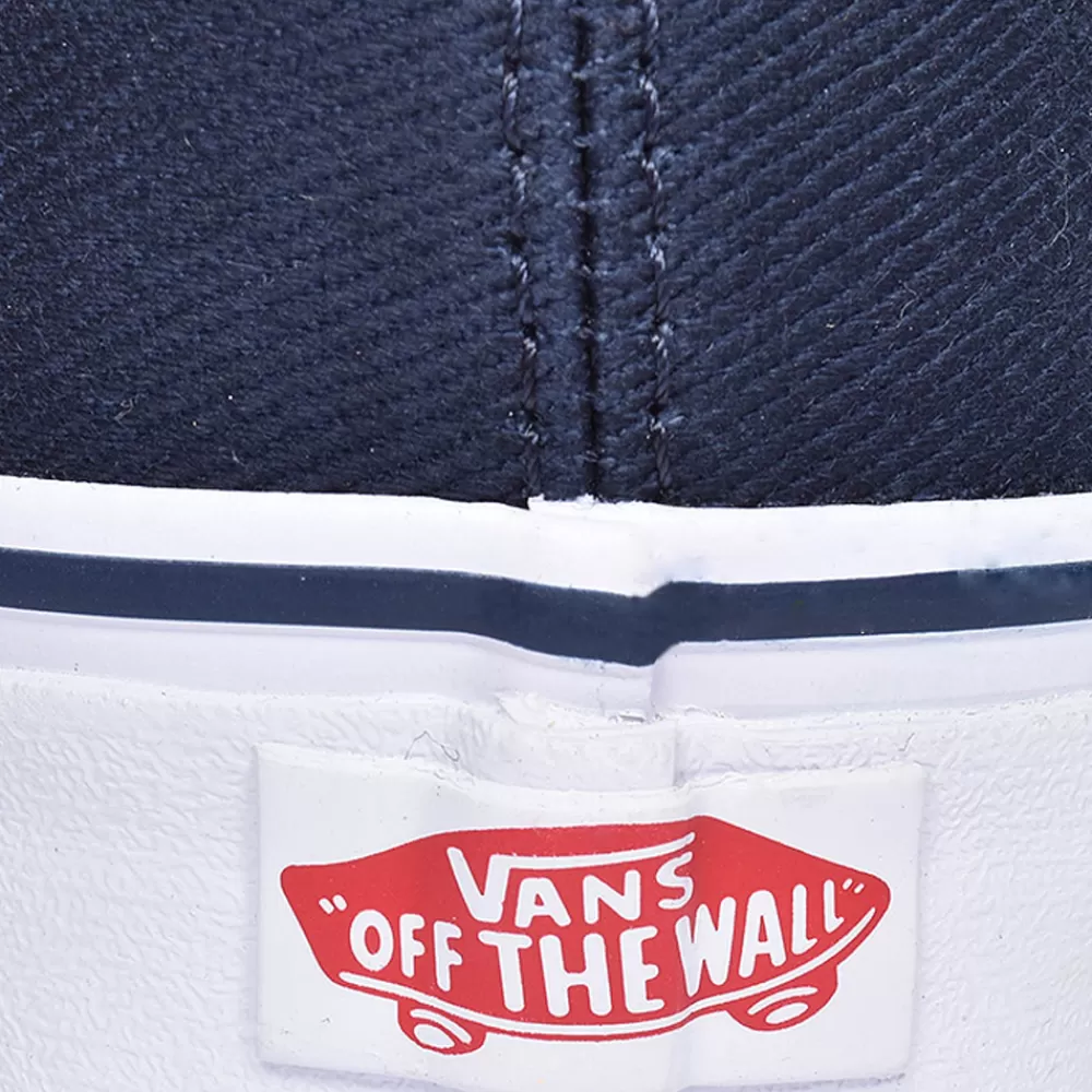 Mens VANS Lace Plimsole Shoes For Men In Navy