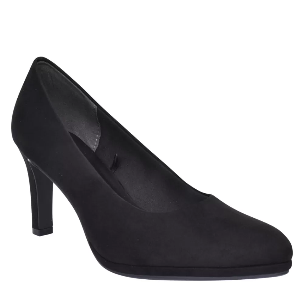 Ladies TAMARIS Ladies 1-22438 High Heel Shoe In Black