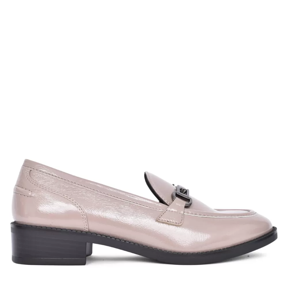 Ladies TAMARIS Ladies 1-24301 Slip-On Shoe In Taupe Patent