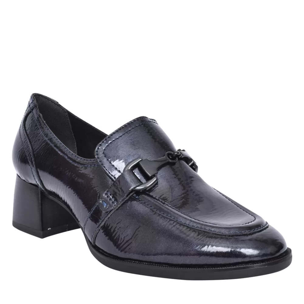 Ladies TAMARIS Ladies 1-24434 Block Heel Shoe In Navy