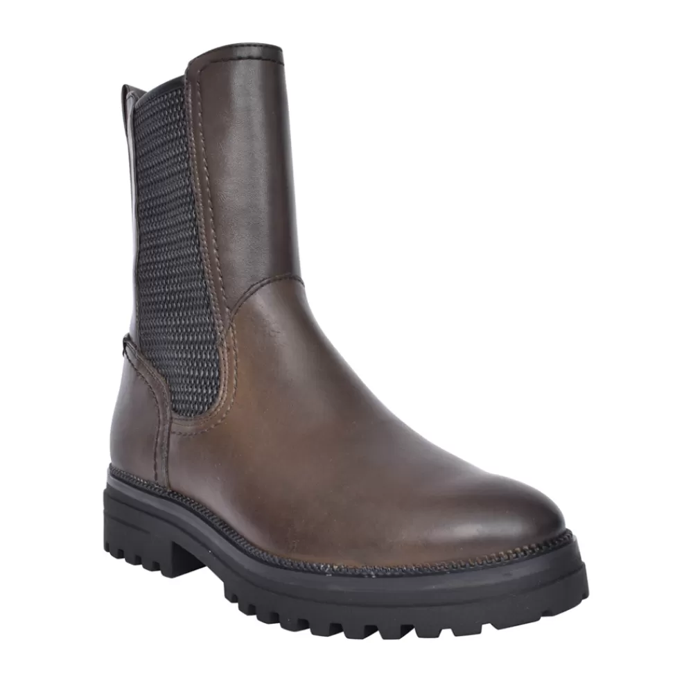 Ladies TAMARIS Ladies 1-25439 Slip-On Calf Boot In Olive