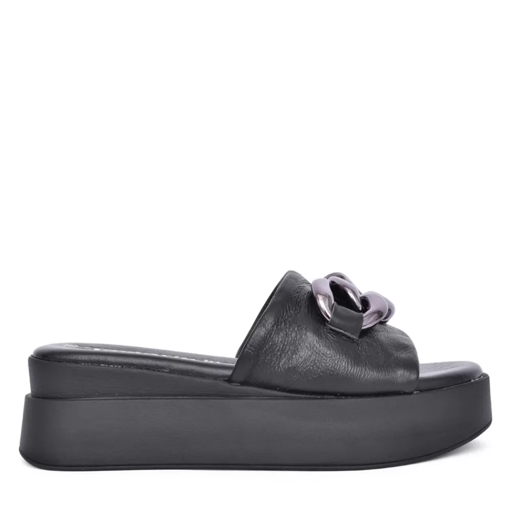 Ladies TAMARIS Ladies 1-27215 Wedge Mule In Black