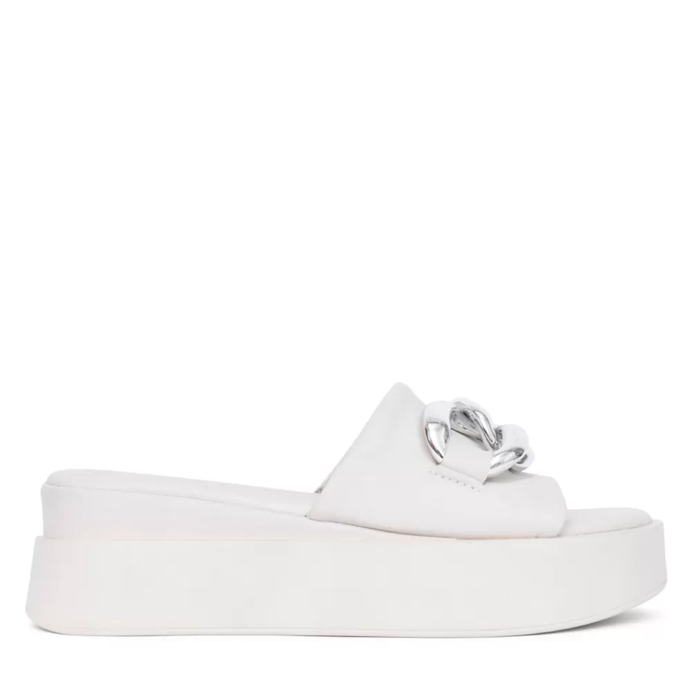 Ladies TAMARIS Ladies 1-27215 Wedge Mule In White