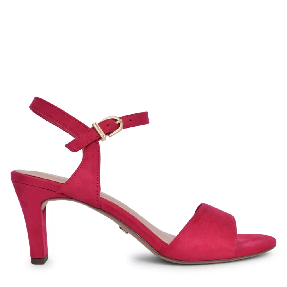 Ladies TAMARIS Ladies 1-28028 Heeled Dress Sandal In Fuchsia