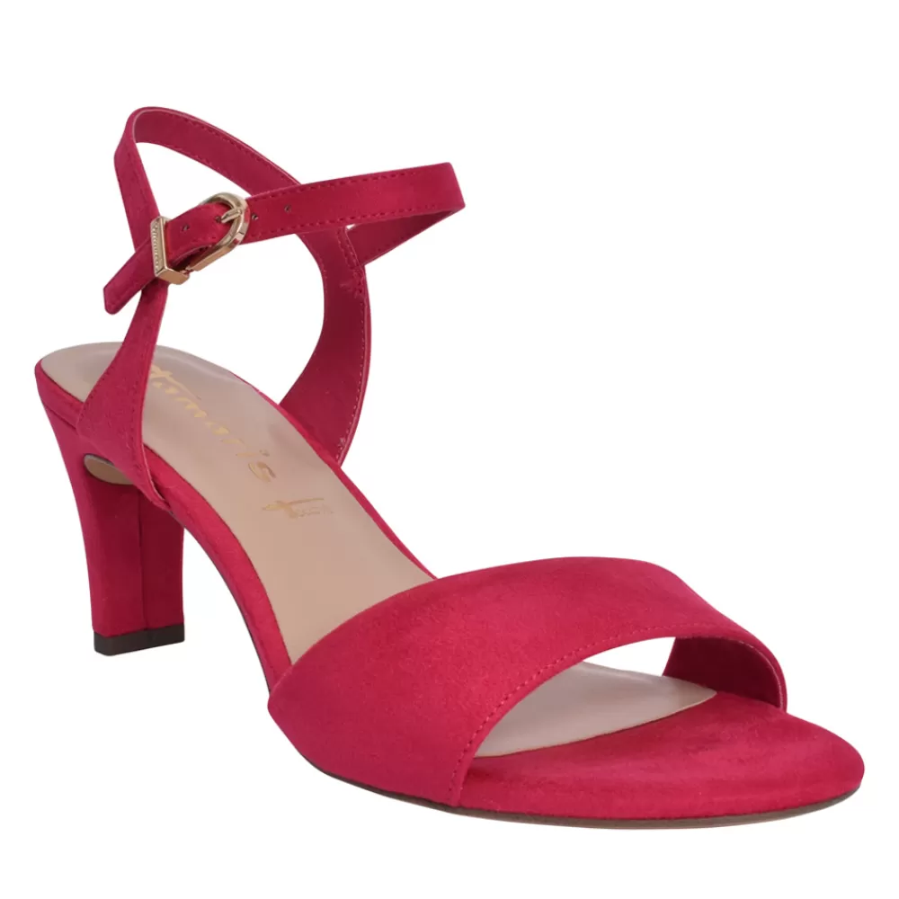 Ladies TAMARIS Ladies 1-28028 Heeled Dress Sandal In Fuchsia