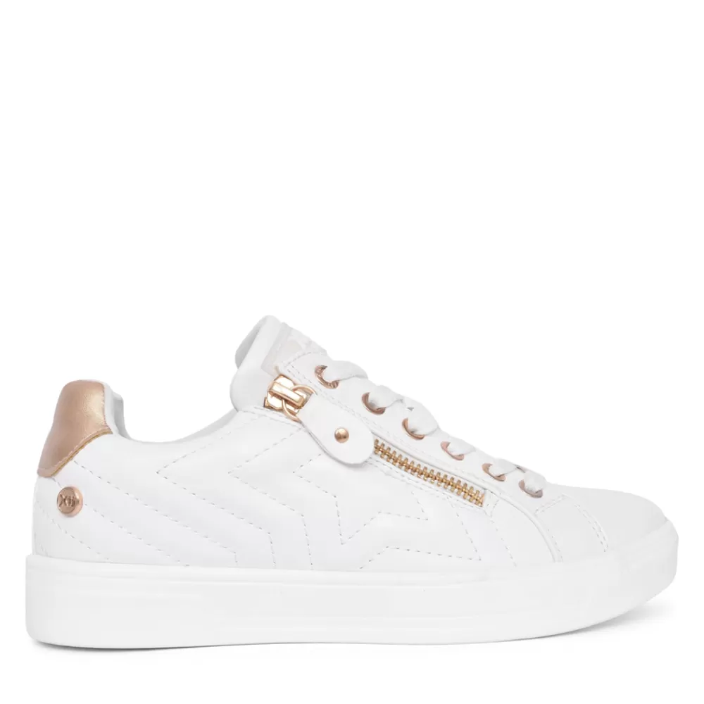 Ladies XTI Ladies 141579 Laced Trainer In White