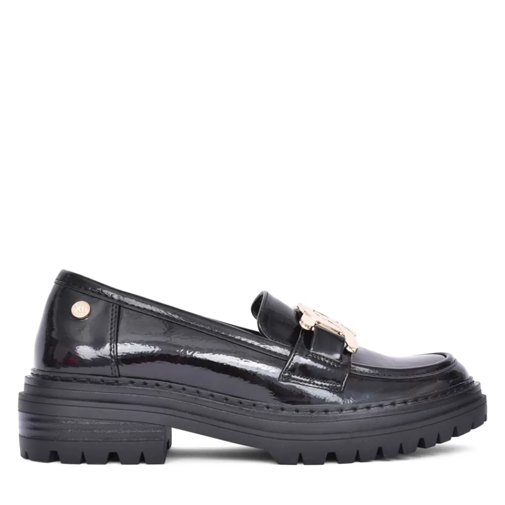 Ladies XTI Ladies 141727 Platform Loafer In Black