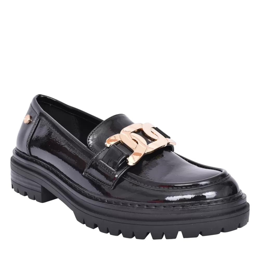 Ladies XTI Ladies 141727 Platform Loafer In Black