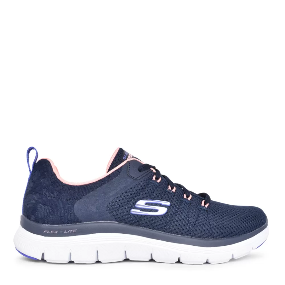 Ladies SKECHERS Ladies 149580 Elegant Ways Trainer In Navy