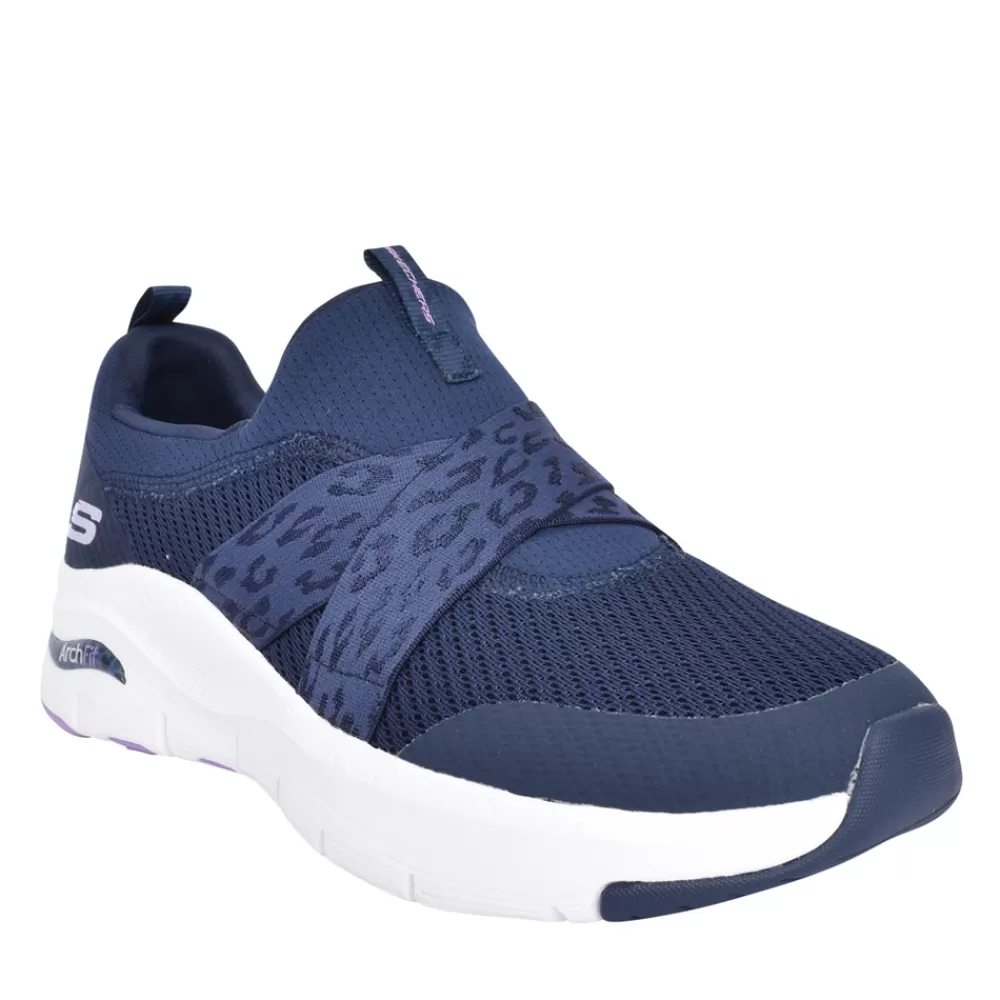 Ladies SKECHERS Ladies 149717 Modern Rhythm Trainer In Navy