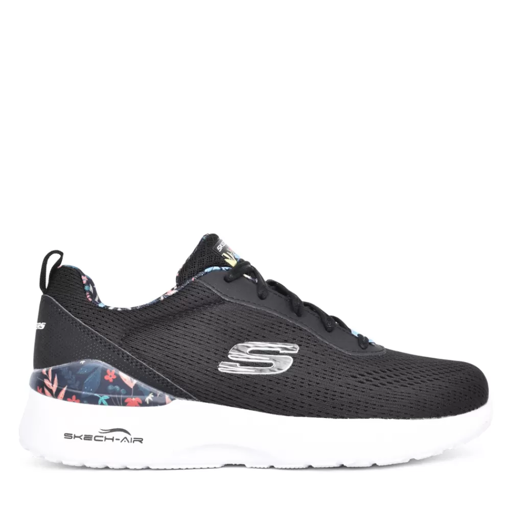 Ladies SKECHERS Ladies 149756 Air Dynamight Laced Trainer In Black