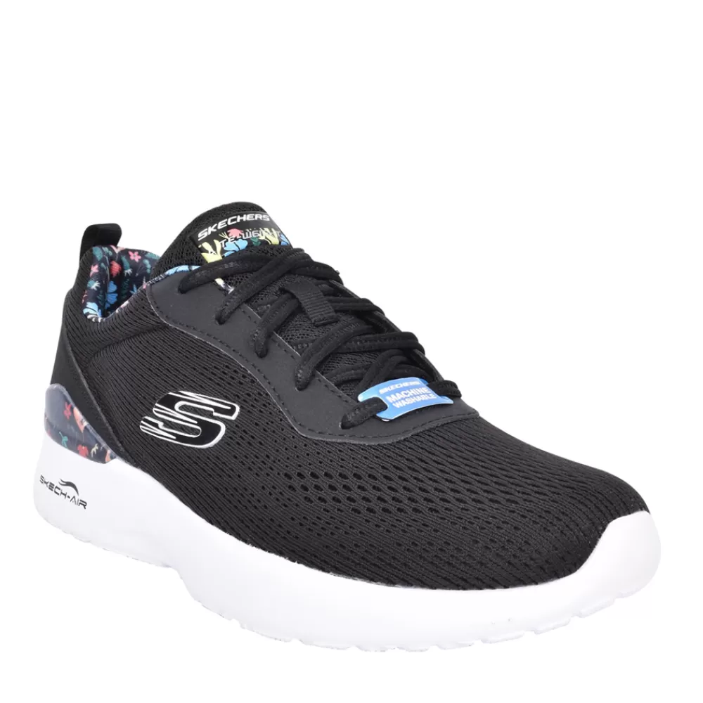 Ladies SKECHERS Ladies 149756 Air Dynamight Laced Trainer In Black