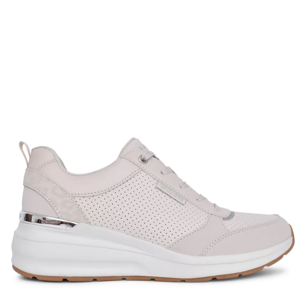 Ladies SKECHERS Ladies 155616 Trainer In Off White