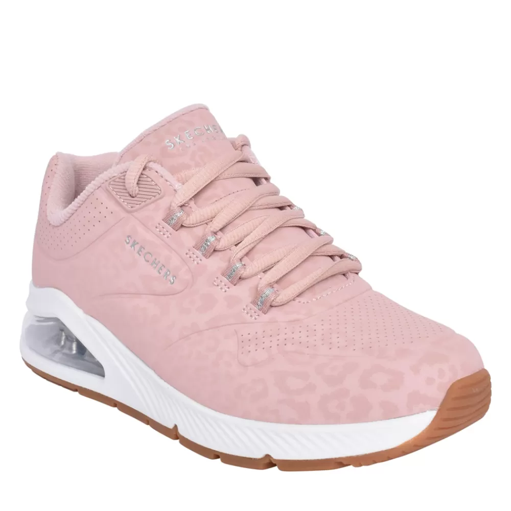 Ladies SKECHERS Ladies 155642 Uno 2 Trainer In Rose
