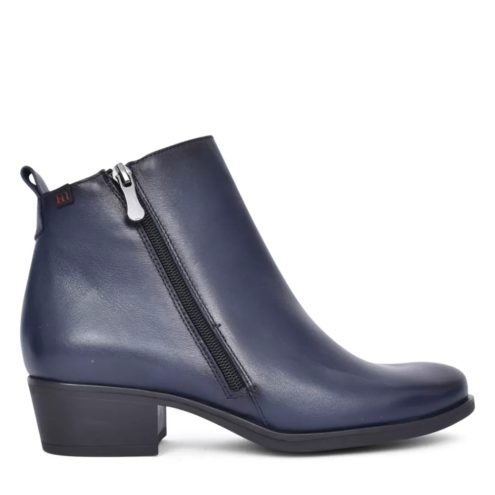 Ladies PEPE MENARGUES Ladies 20411 Ankle Boot In Navy