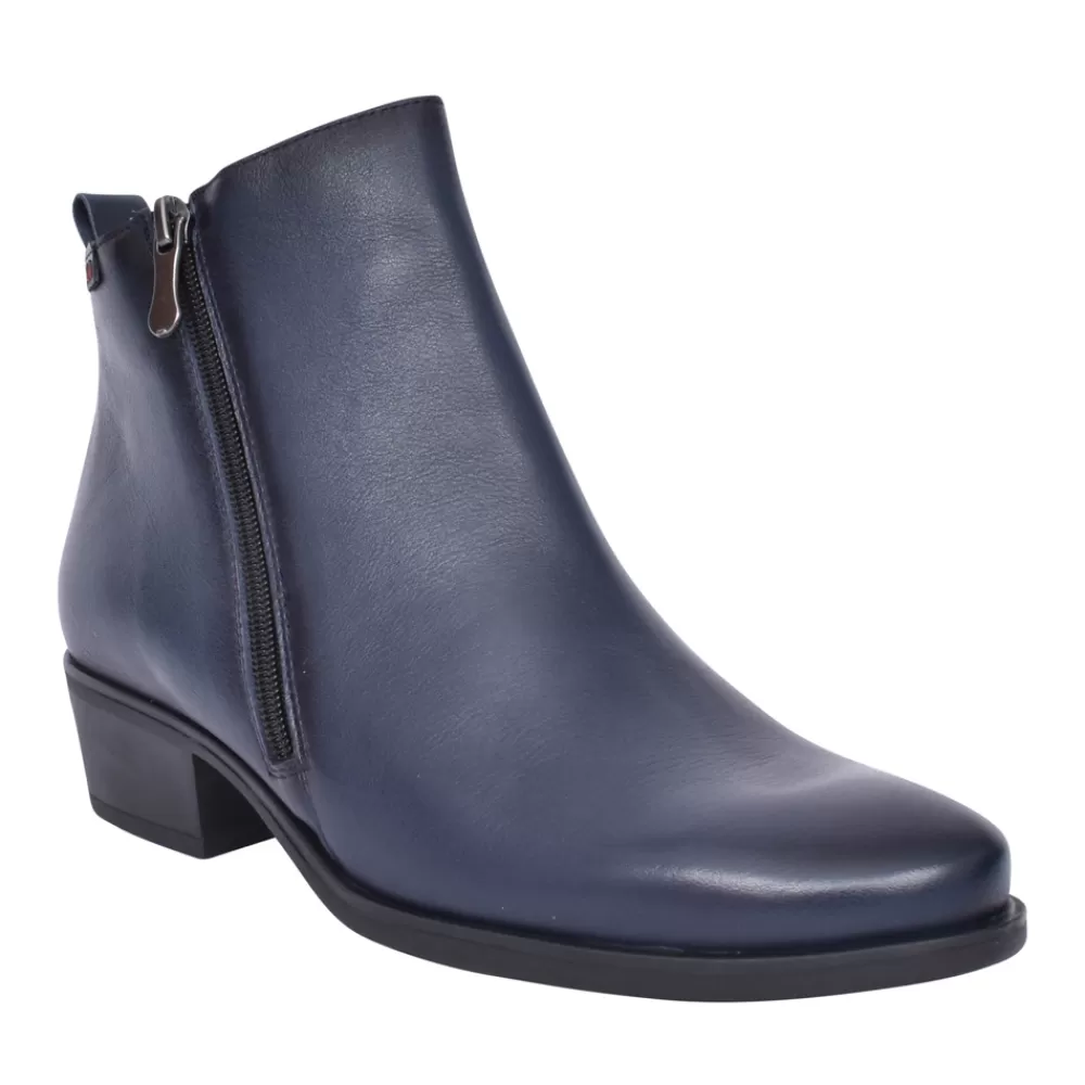 Ladies PEPE MENARGUES Ladies 20411 Ankle Boot In Navy