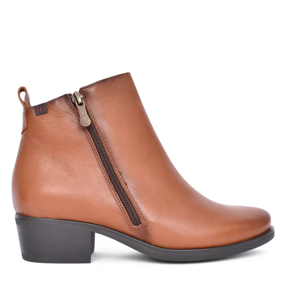 Ladies PEPE MENARGUES Ladies 20411 Ankle Boot In Tan