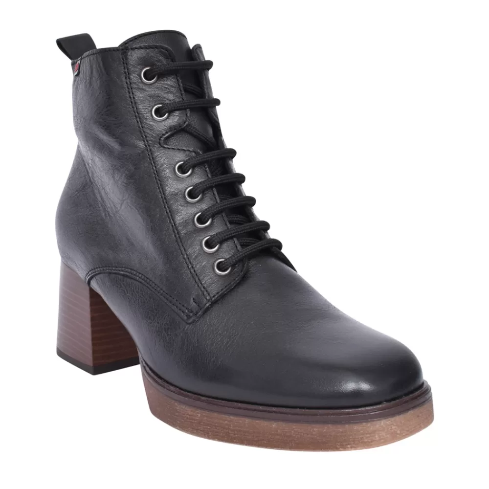 Ladies PEPE MENARGUES Ladies 21283 Laced Ankle Boot In Black