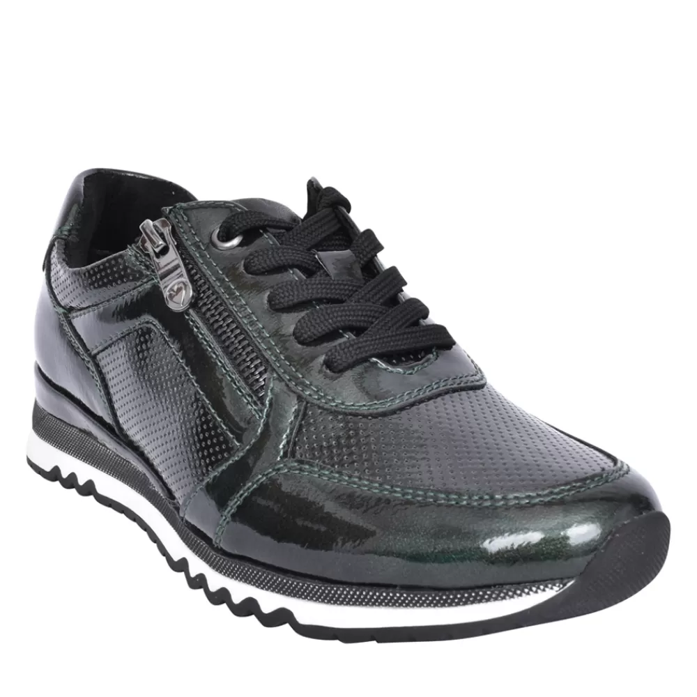 Ladies MARCO TOZZI Ladies 2-3782 Laced Trainer In Green