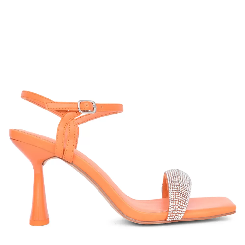Ladies MENBUR Ladies 23796 Lynx Dress Sandal In Orange