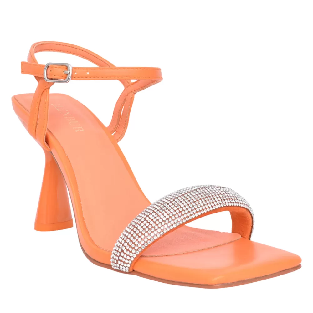 Ladies MENBUR Ladies 23796 Lynx Dress Sandal In Orange