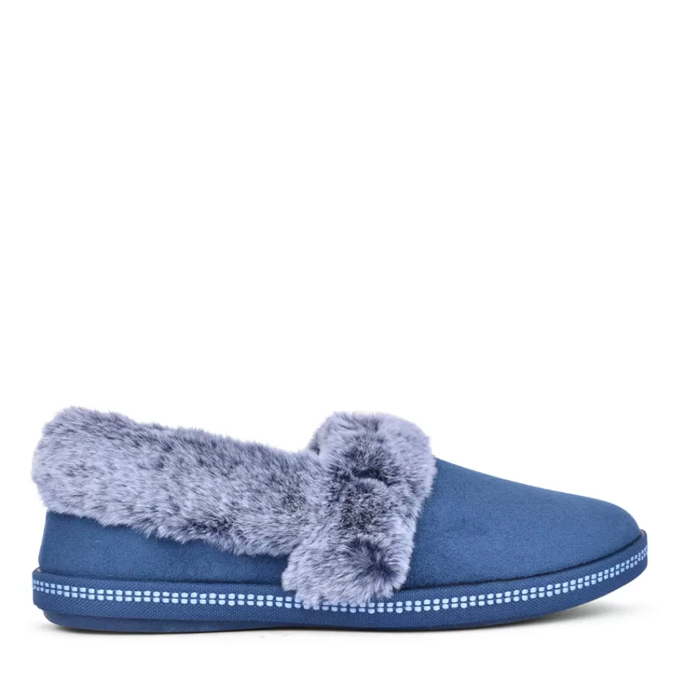 Ladies SKECHERS Ladies 32777 Cozy Campfire Slipper In Navy