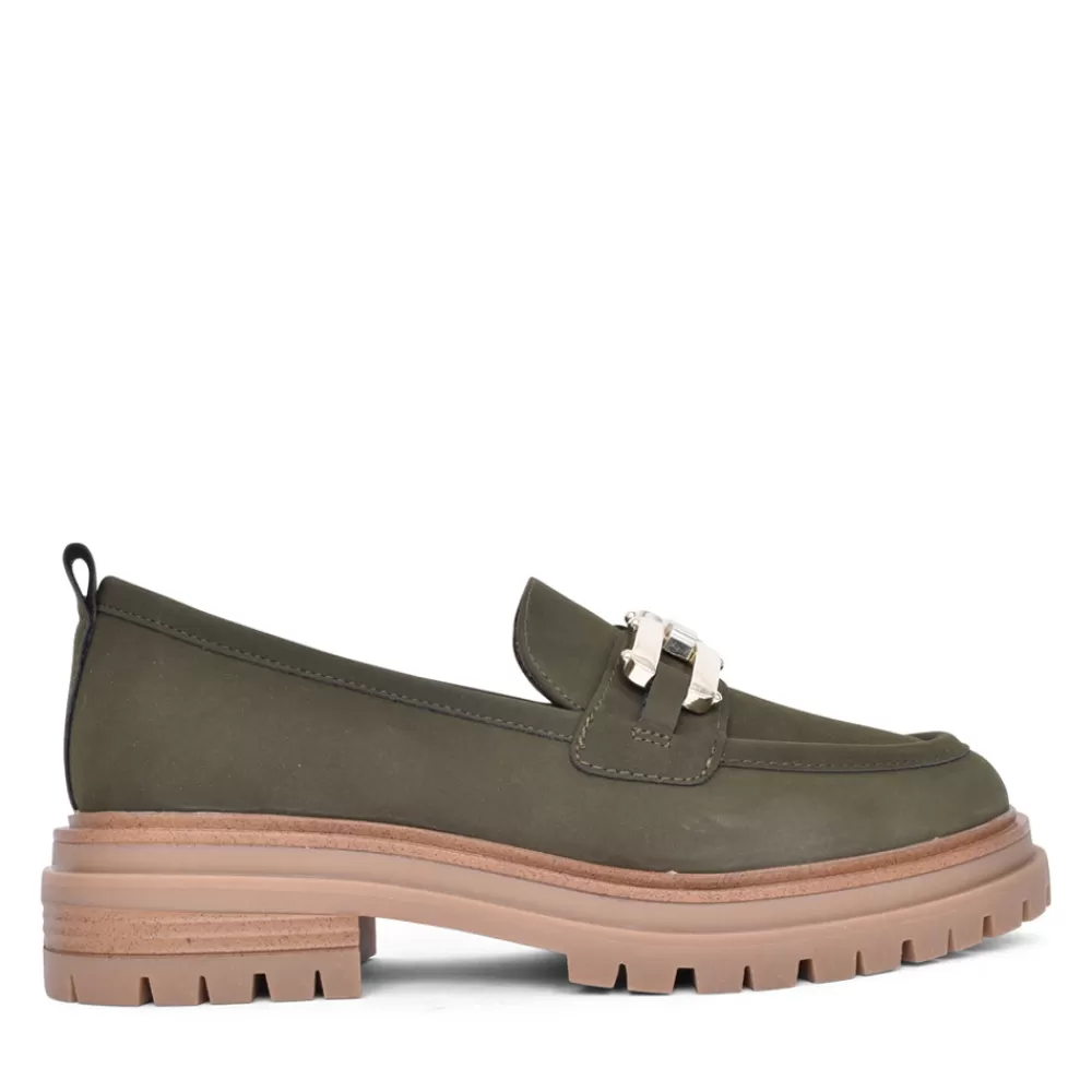 Ladies S.OLIVER Ladies 5-24704 Slip On Shoe In Khaki