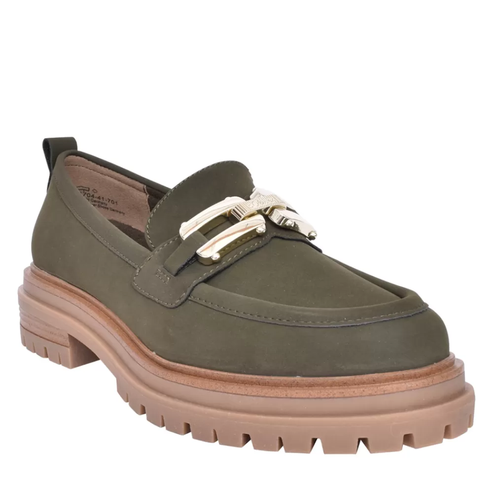 Ladies S.OLIVER Ladies 5-24704 Slip On Shoe In Khaki