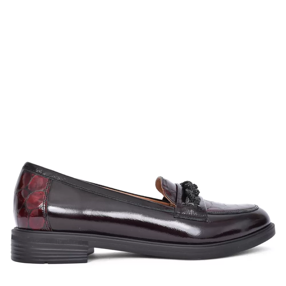 Ladies BIOECO Ladies 6418 Loafer In Burgandy
