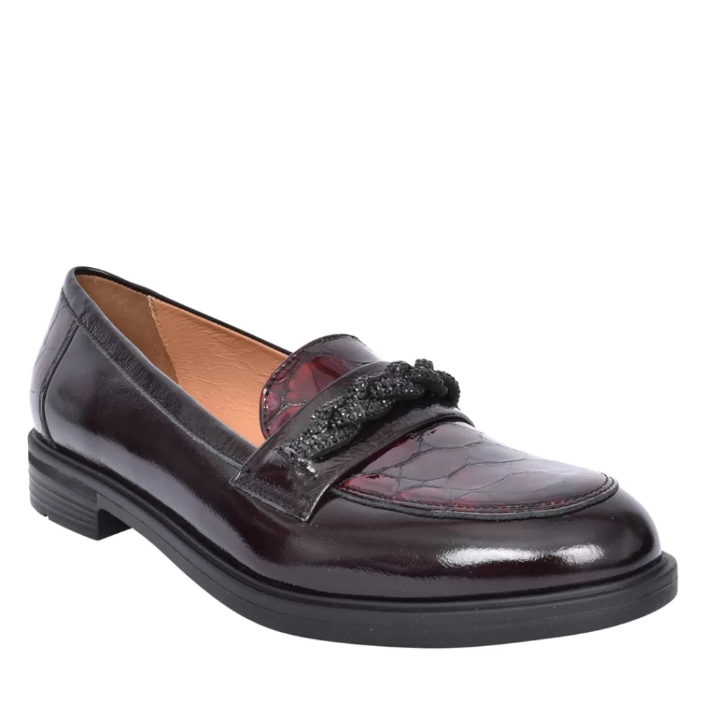 Ladies BIOECO Ladies 6418 Loafer In Burgandy