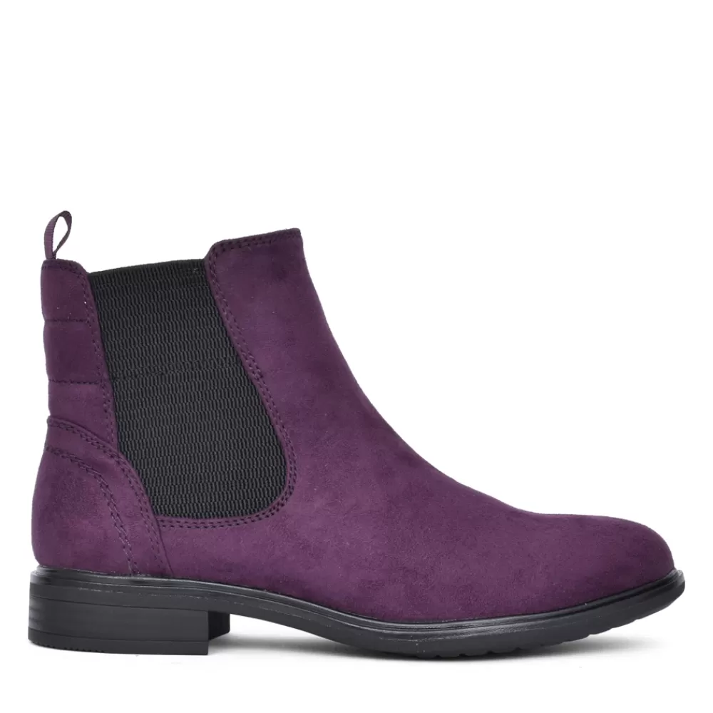 Ladies JANA Ladies 8-25369 Chelsea Boot In Purple