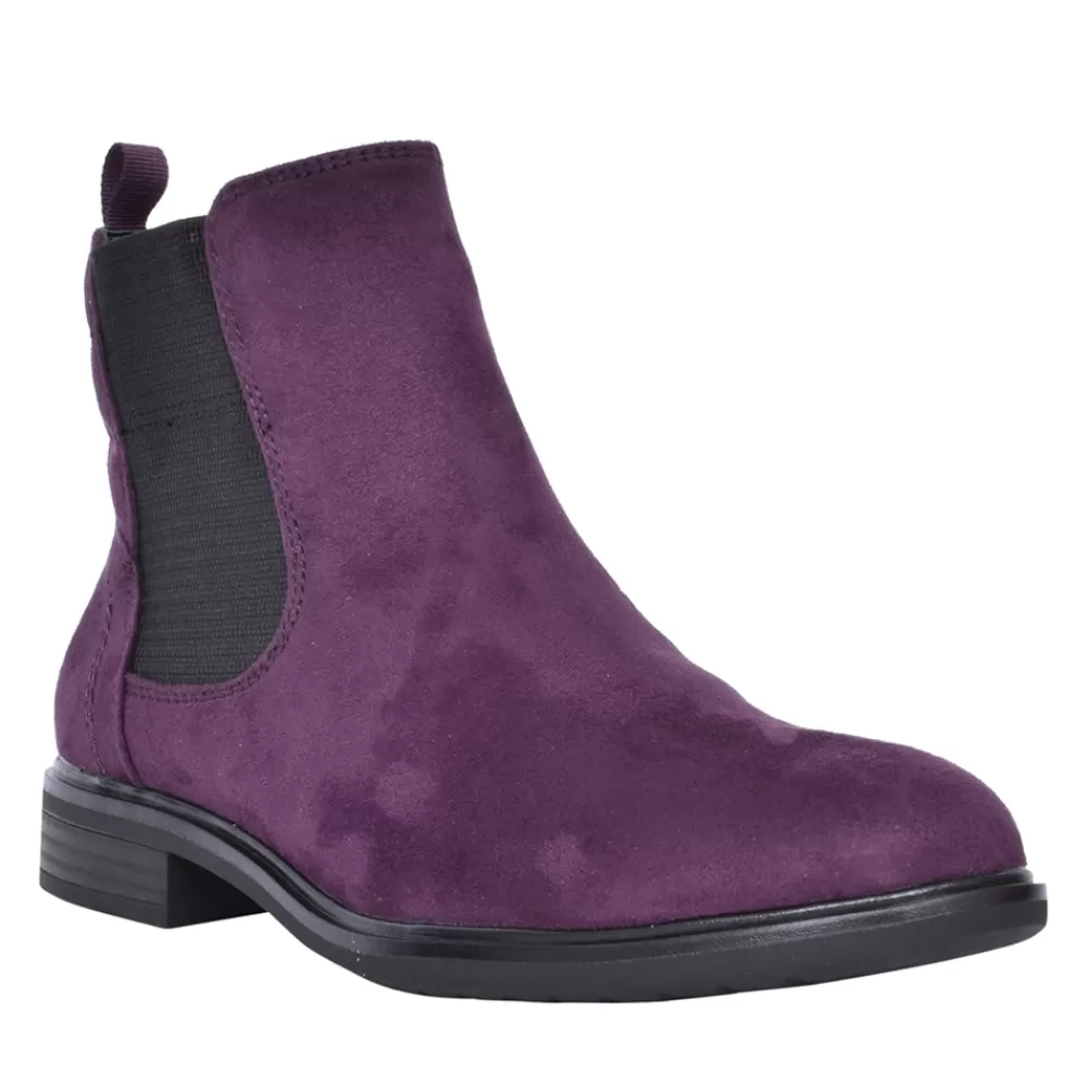 Ladies JANA Ladies 8-25369 Chelsea Boot In Purple