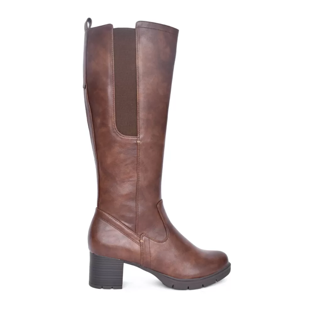 Ladies JANA Ladies 8-25561 Long Leg Boot In Brown