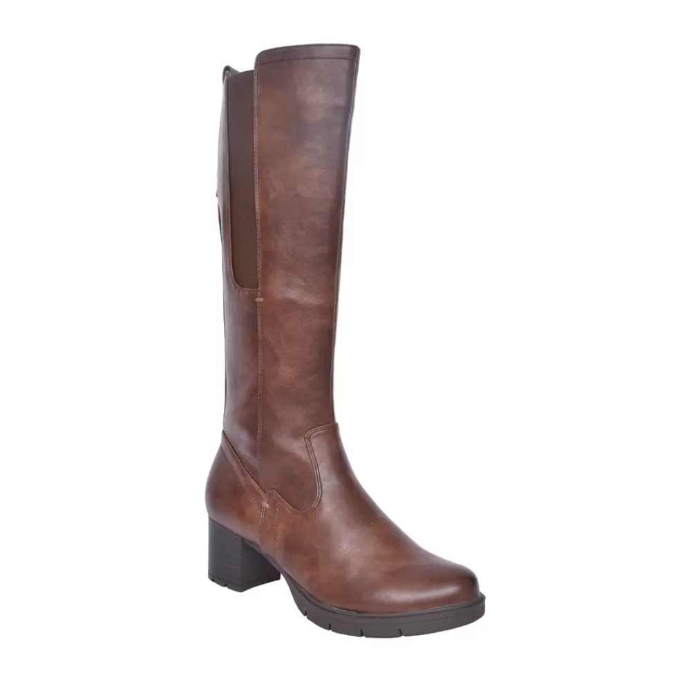 Ladies JANA Ladies 8-25561 Long Leg Boot In Brown