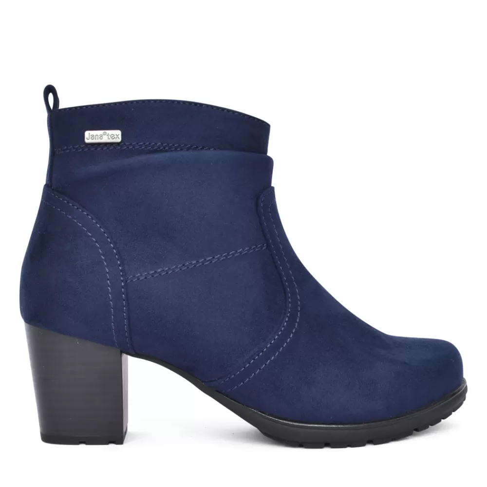 Ladies JANA Ladies 8-26371 Tex Ankle Boot In Navy