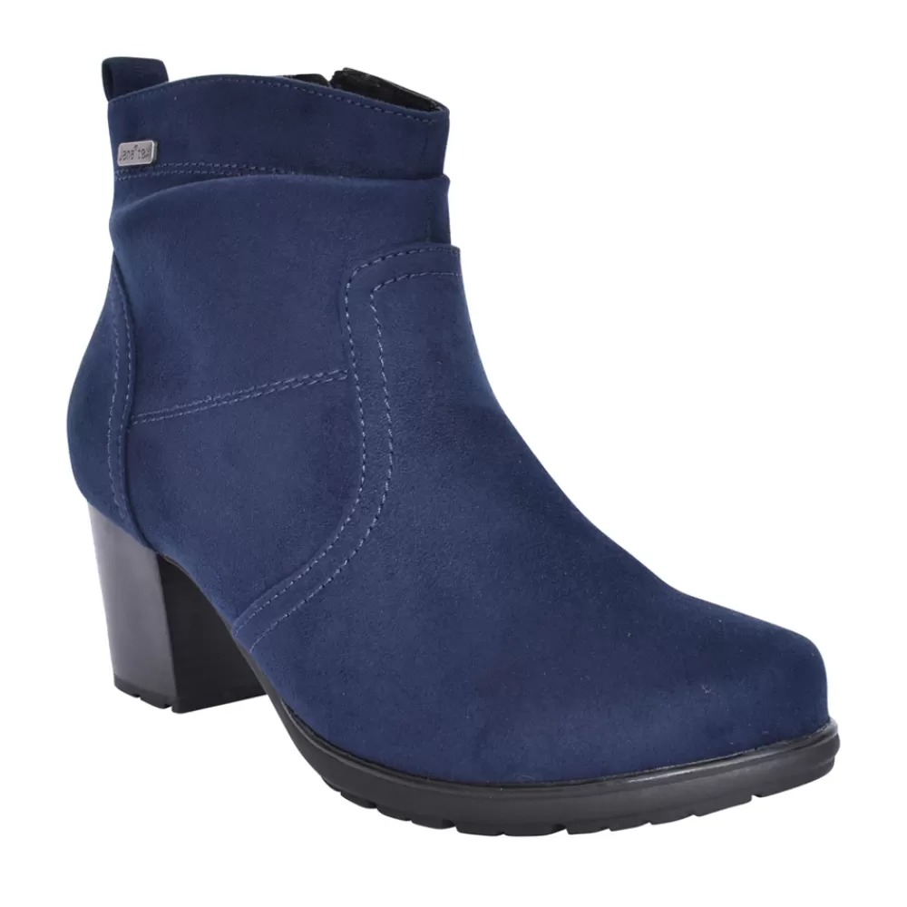 Ladies JANA Ladies 8-26371 Tex Ankle Boot In Navy