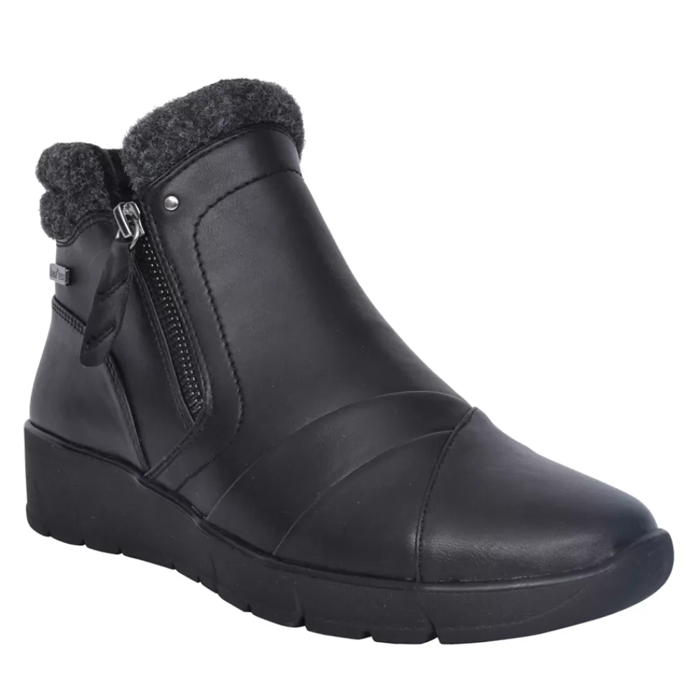 Ladies JANA Ladies 8-26461 Ankle Boot In Black