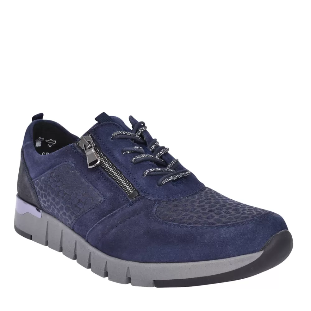 Ladies WALDLAUFER Ladies 908H03 H-Petra Trainer In Navy