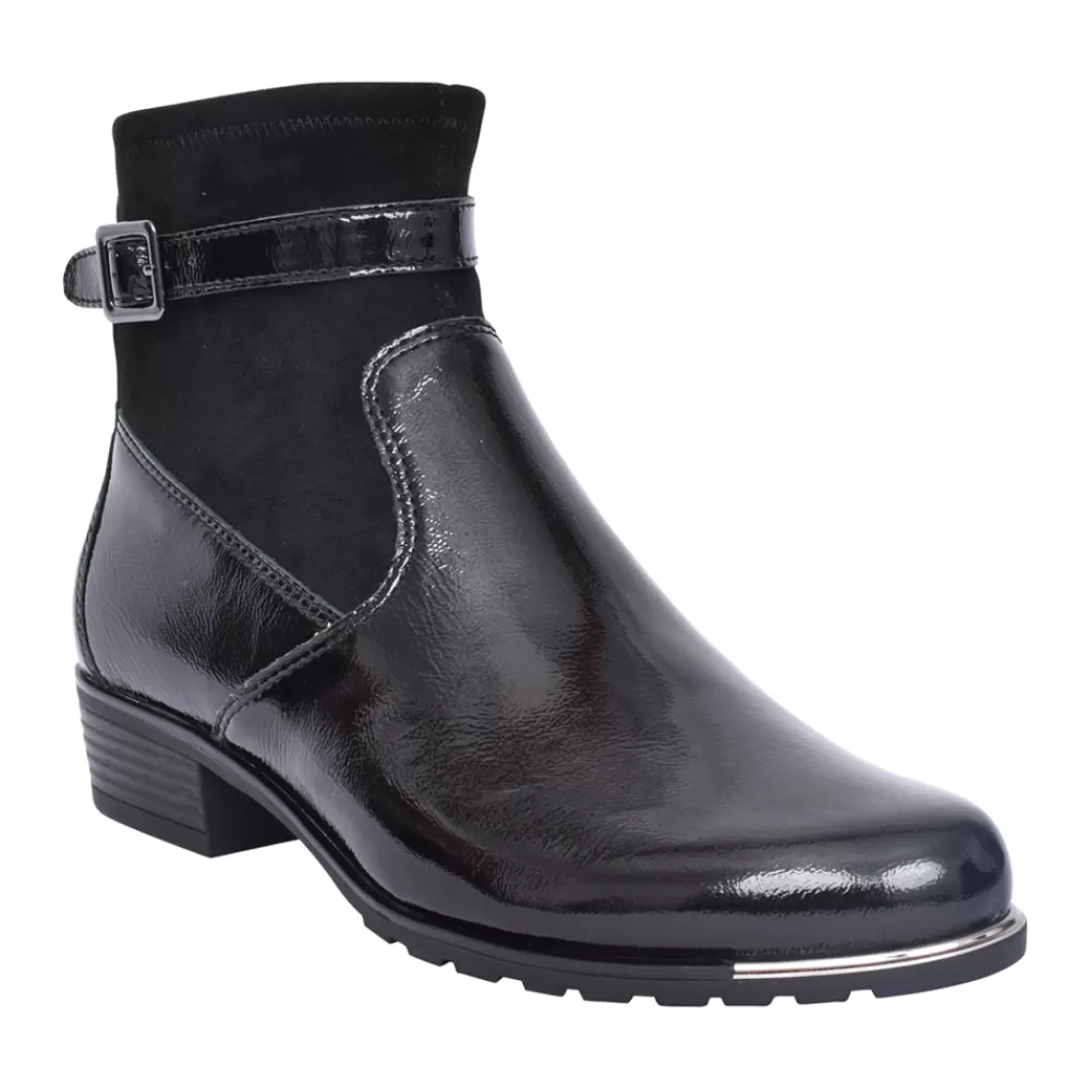 Ladies CAPRICE Ladies 9-25333 Low Heel Ankle Boot In Black
