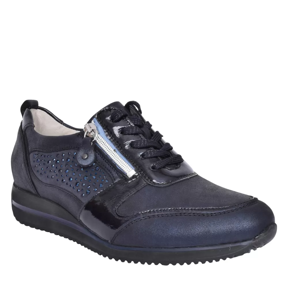 Ladies WALDLAUFER Ladies 980006 Himona Trainer In Navy