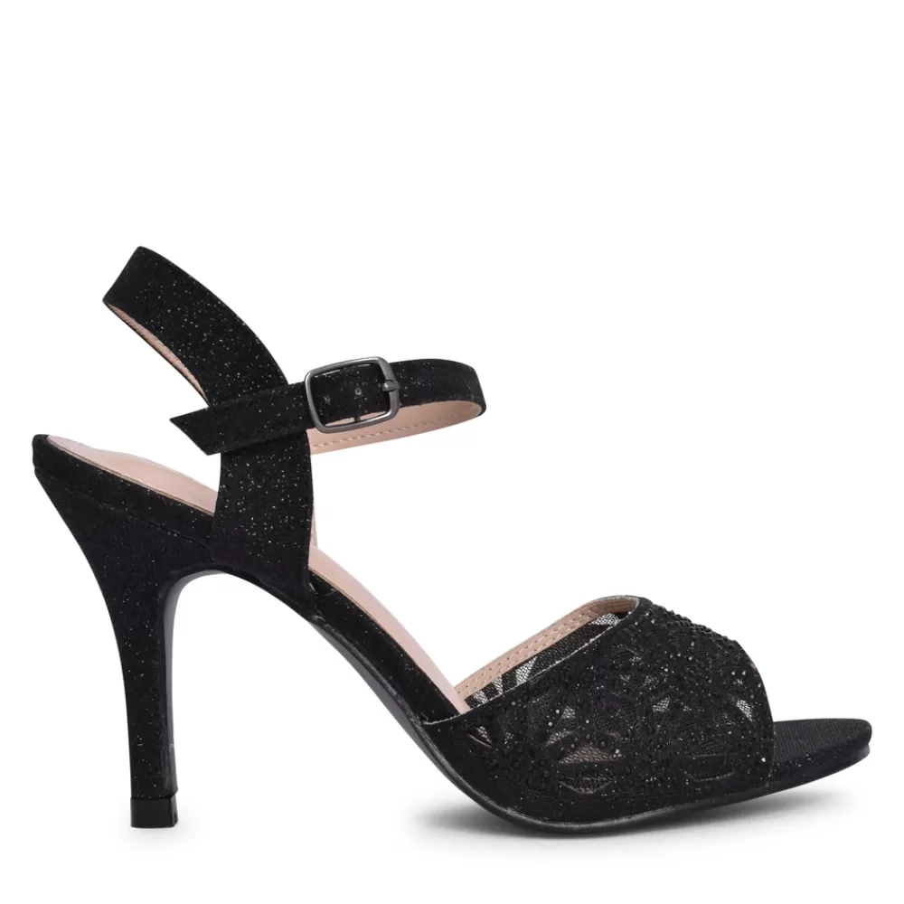 Ladies SORENTO Ladies Applewood Dress Sandal In Black