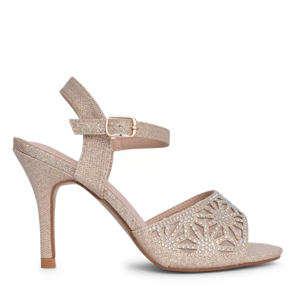 Ladies SORENTO Ladies Applewood Dress Sandal In Gold