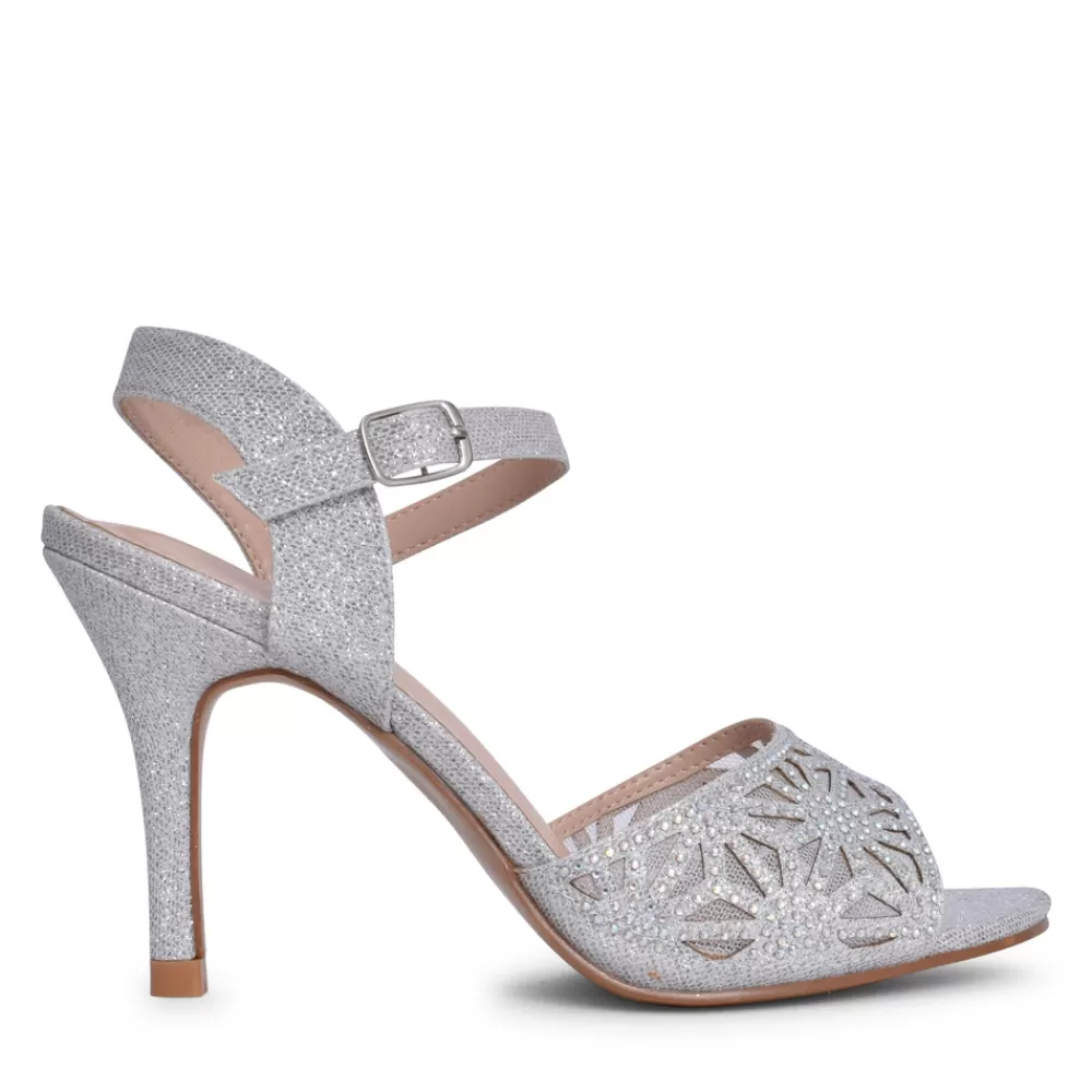 Ladies SORENTO Ladies Applewood Dress Sandal In Silver
